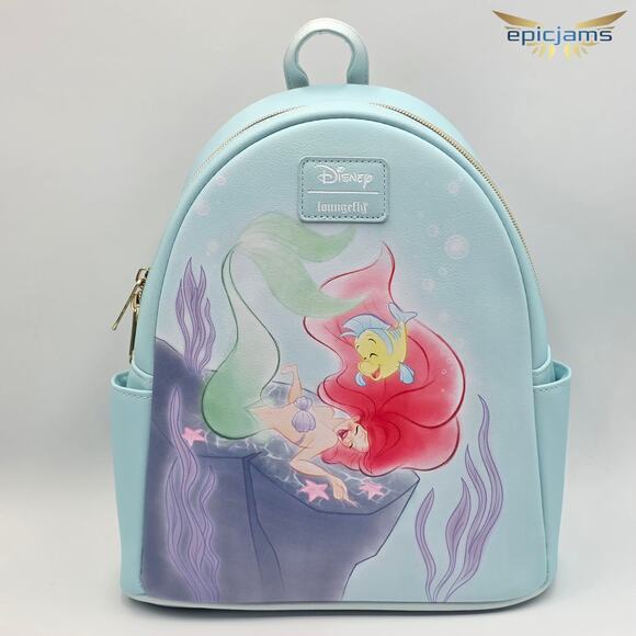 Loungefly Disney The Little Mermaid Giggles Mini Backpack - Picture 1 of 5